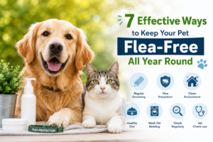 7 Effective Ways to Keep Your Pet Flea-Free All Year Round